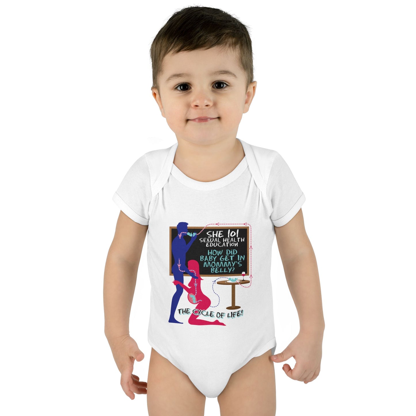 DK184: Baby In The Belly - Infant Sized Onsie