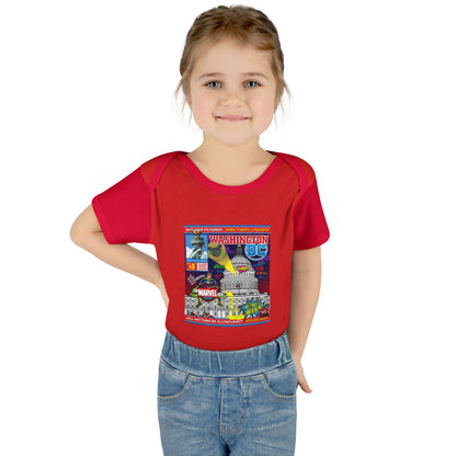 DK149: UnMARVELousington D.C. - Infant Sized Onsie