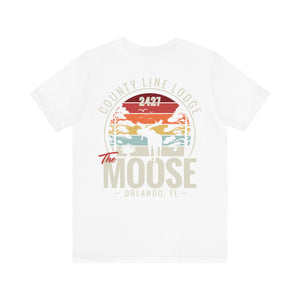 Moose Lodge 2427 - Florida Moose Sunset - Unisex T-Shirt (Front & Back Print)