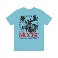 Load image into Gallery viewer, Moose Lodge 2427 - Moose For President - Unisex T-Shirt (Front &amp; Back Print)
