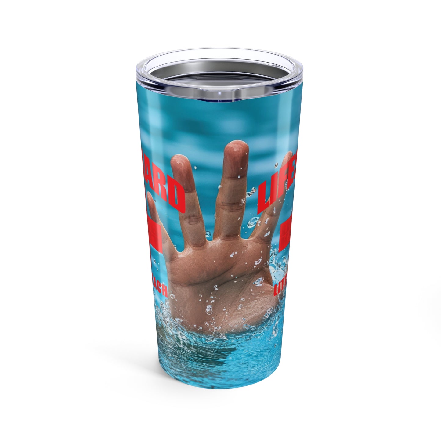 DK42: LIFESHARD - Little Beach - 20oz Travel Tumbler