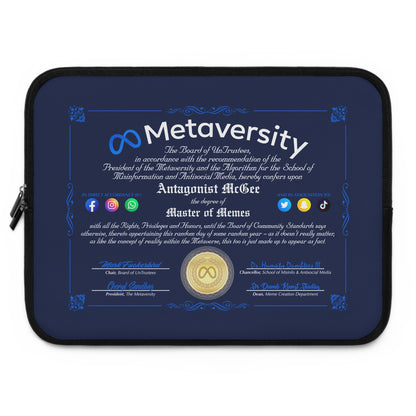 DK160: The Metaversity Of... - Padded Laptop / Tablet Sleeve
