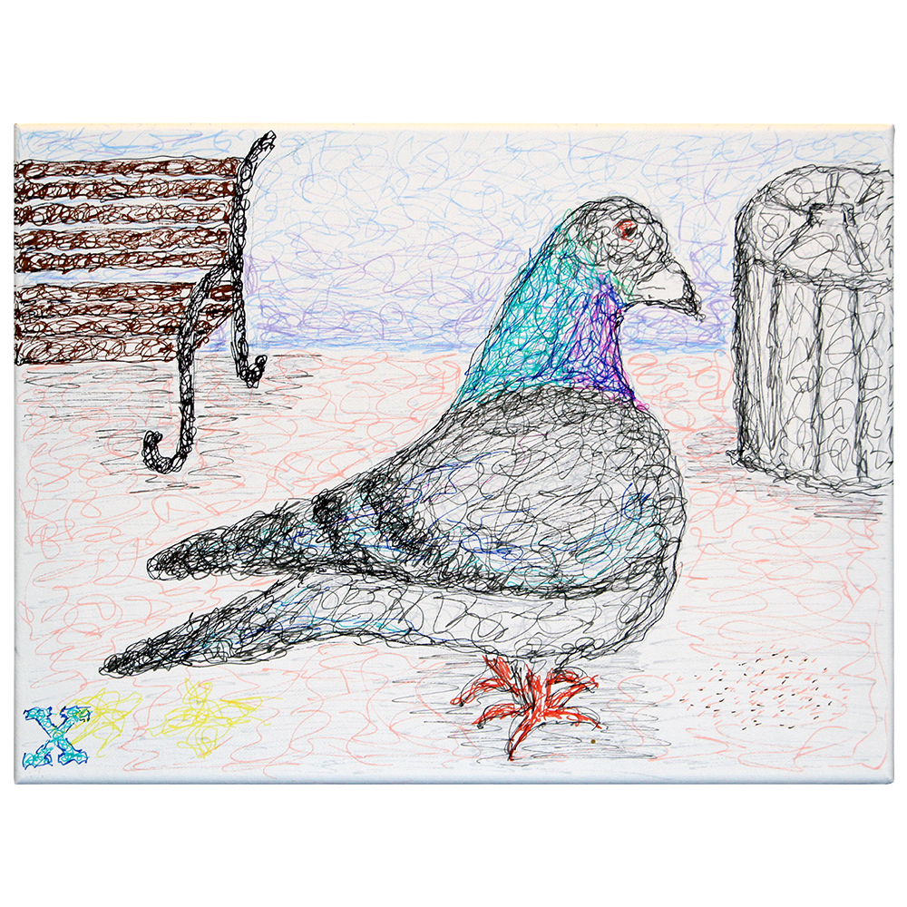 Fine Kunst - Sharpie Markxers: Bird Doodies