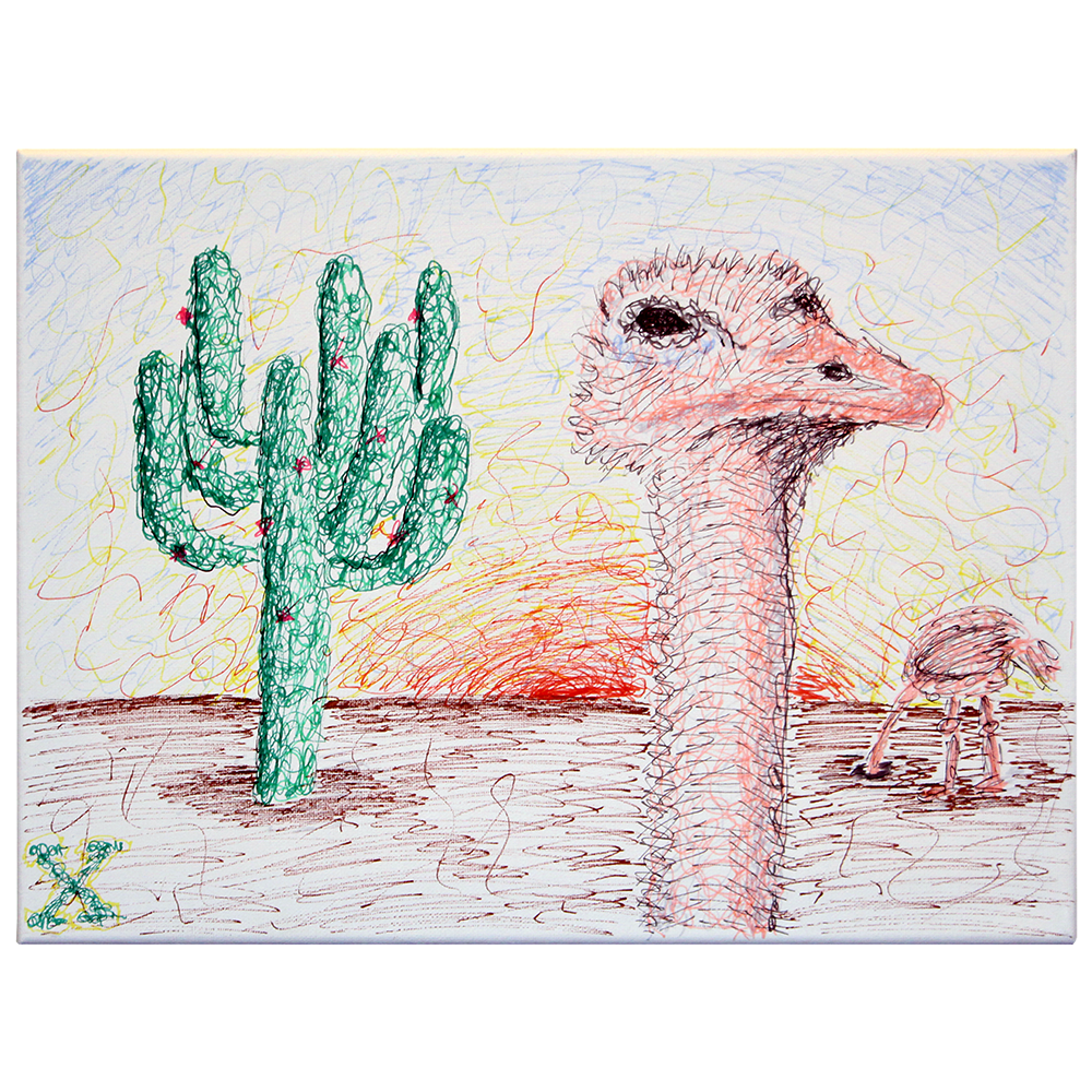 Fine Kunst - Sharpie Markxers: Bird Doodies