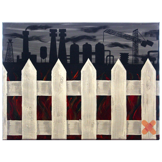 Fine Kunst - American't Take It: White Picket Fence