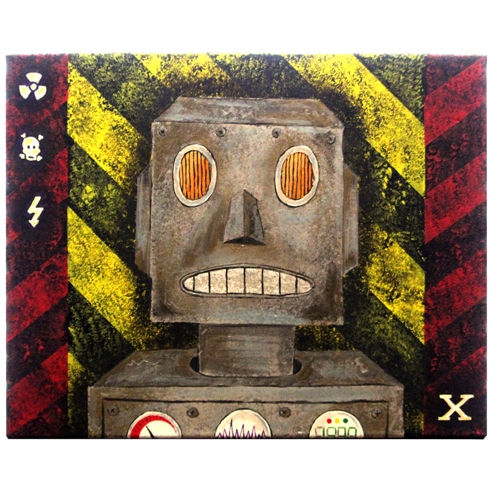 Fine Kunst - Artificial Intelligence: Aluminum Foiled