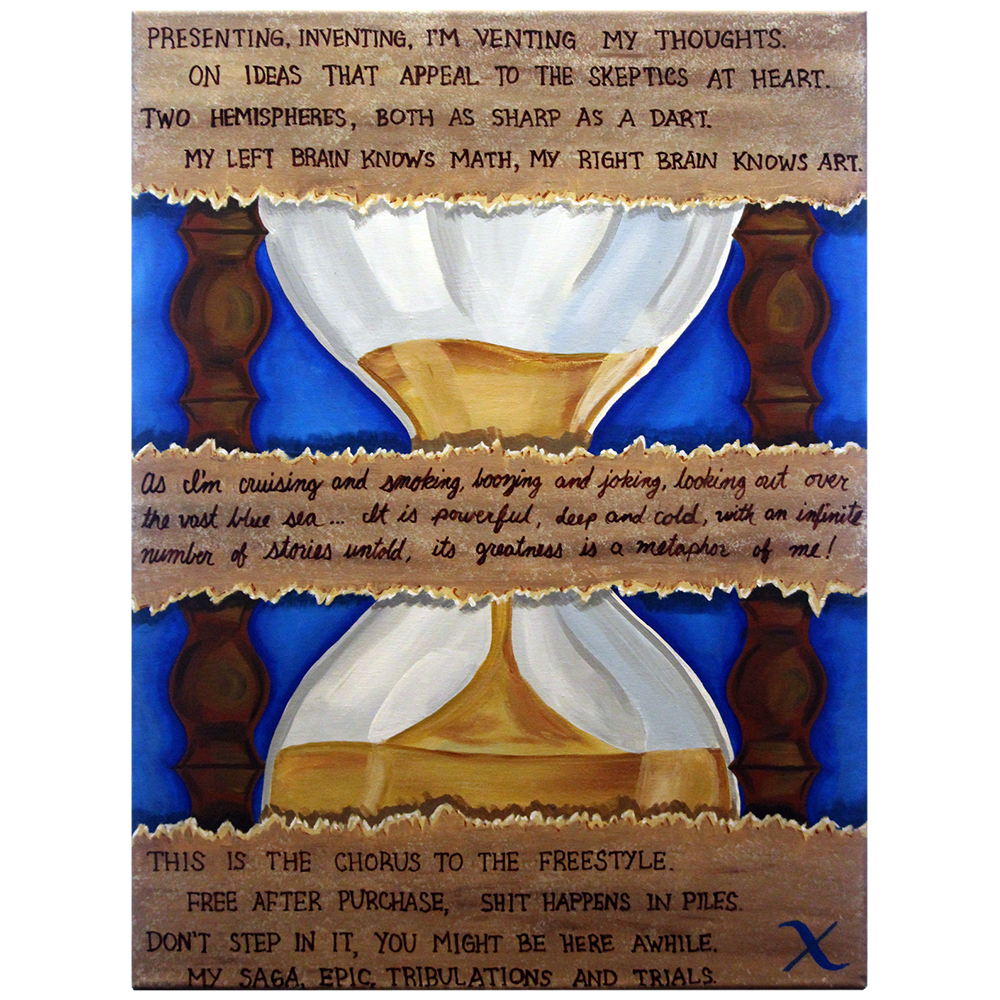 Fine Kunst - The Question of Life: Our Glass of Sand