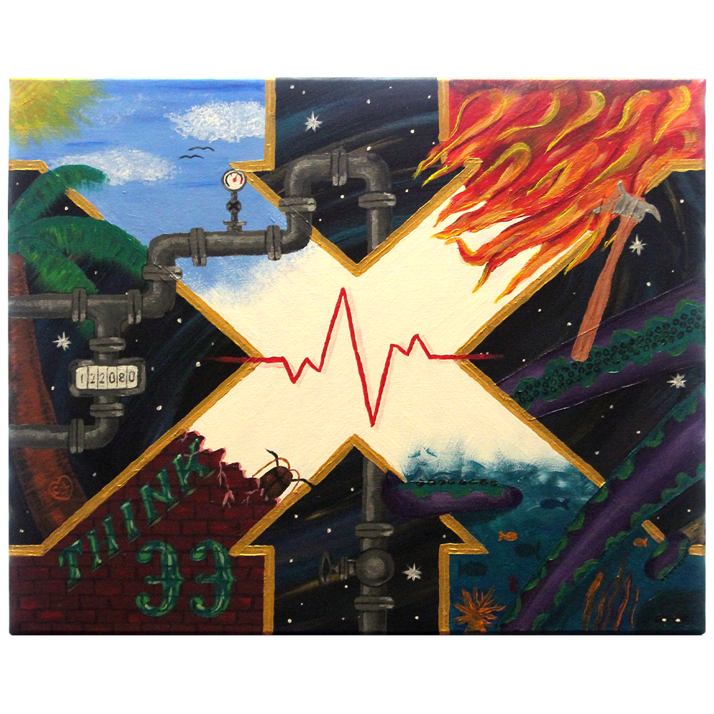 Fine Kunst - The Cluttered Mind: X Markx the Spot