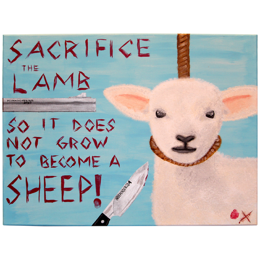 Fine Kunst - Artificial Intelligence: Sacrifice the Lamb