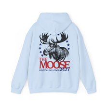 Load image into Gallery viewer, Moose Lodge 2427 - Moose For President - Hooded Sweatshirt (Front &amp; Back Print)
