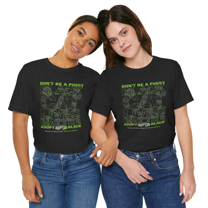 DK219: ASPCA (Black Cat Edition) - Unisex S/S T-Shirt