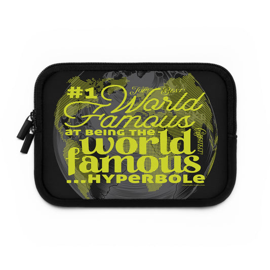 DK162: World Famous - Padded Laptop / Tablet Sleeve