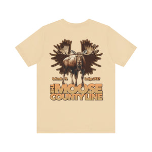 Moose Lodge 2427 - Moose Antlers - Unisex T-Shirt (Front & Back Print)