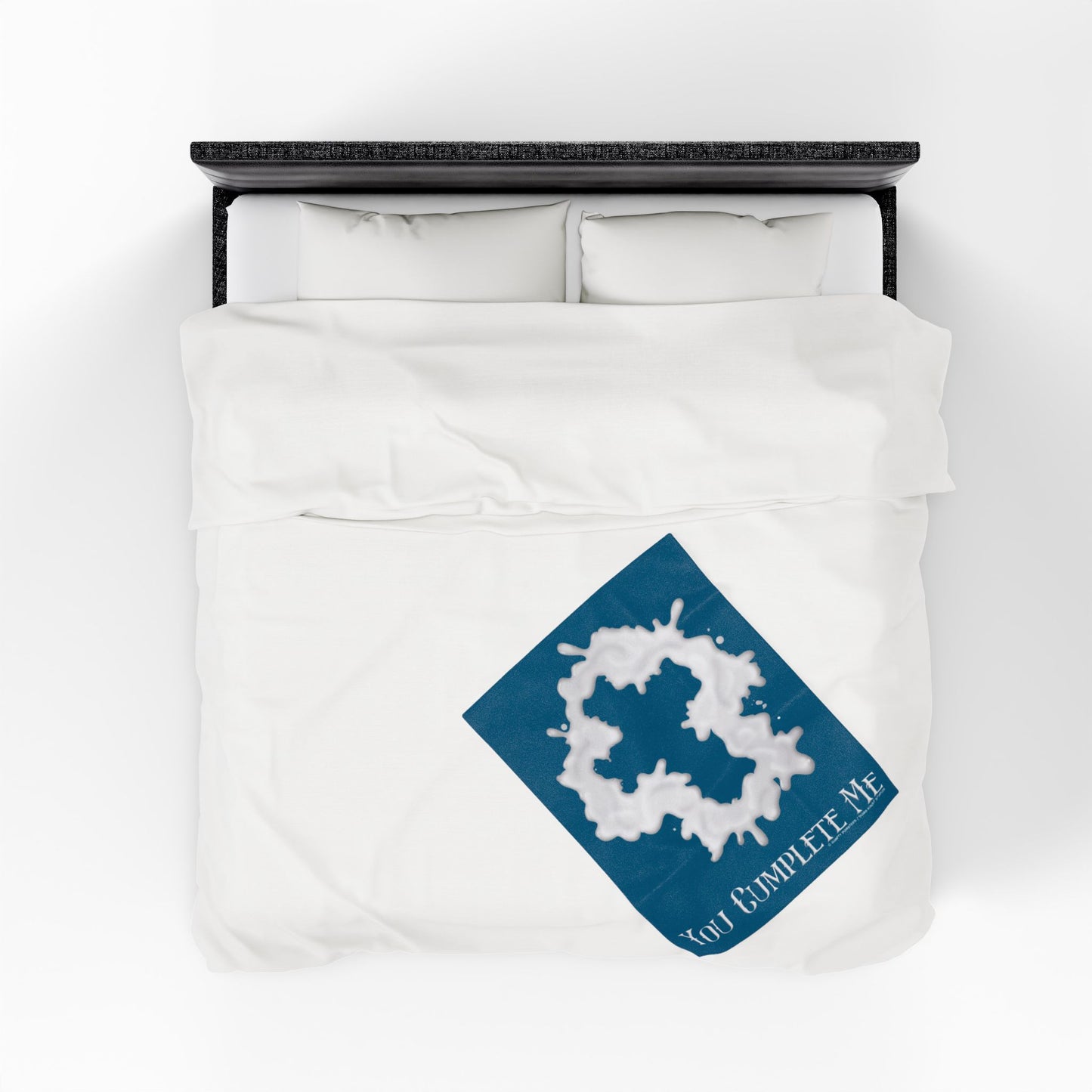 DK38: You Cumplete Me - Velveteen Plush Blanket