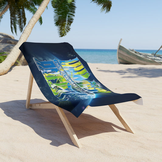 DK99: Human Racist (Earthly Edition) - 30"x60" Beach Towel