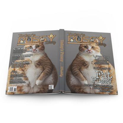 DK230: Today's Pussy... Weekly (Fat Pussy Edition) - Hardcover Writing Journal