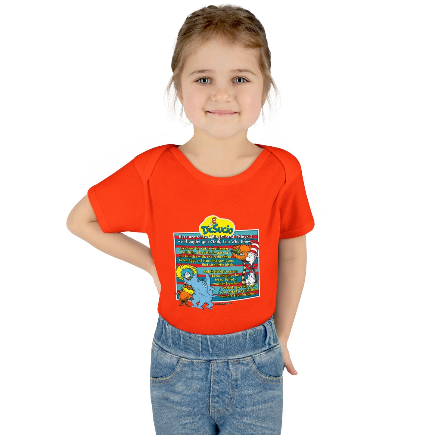 DK64: Doctored Seuss (Dirty Dr. Sucio) - Infant Sized Onsie