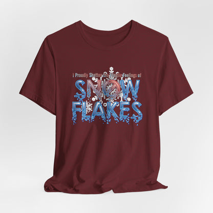 DK157: Shattered Snowflakes - Unisex S/S T-Shirt