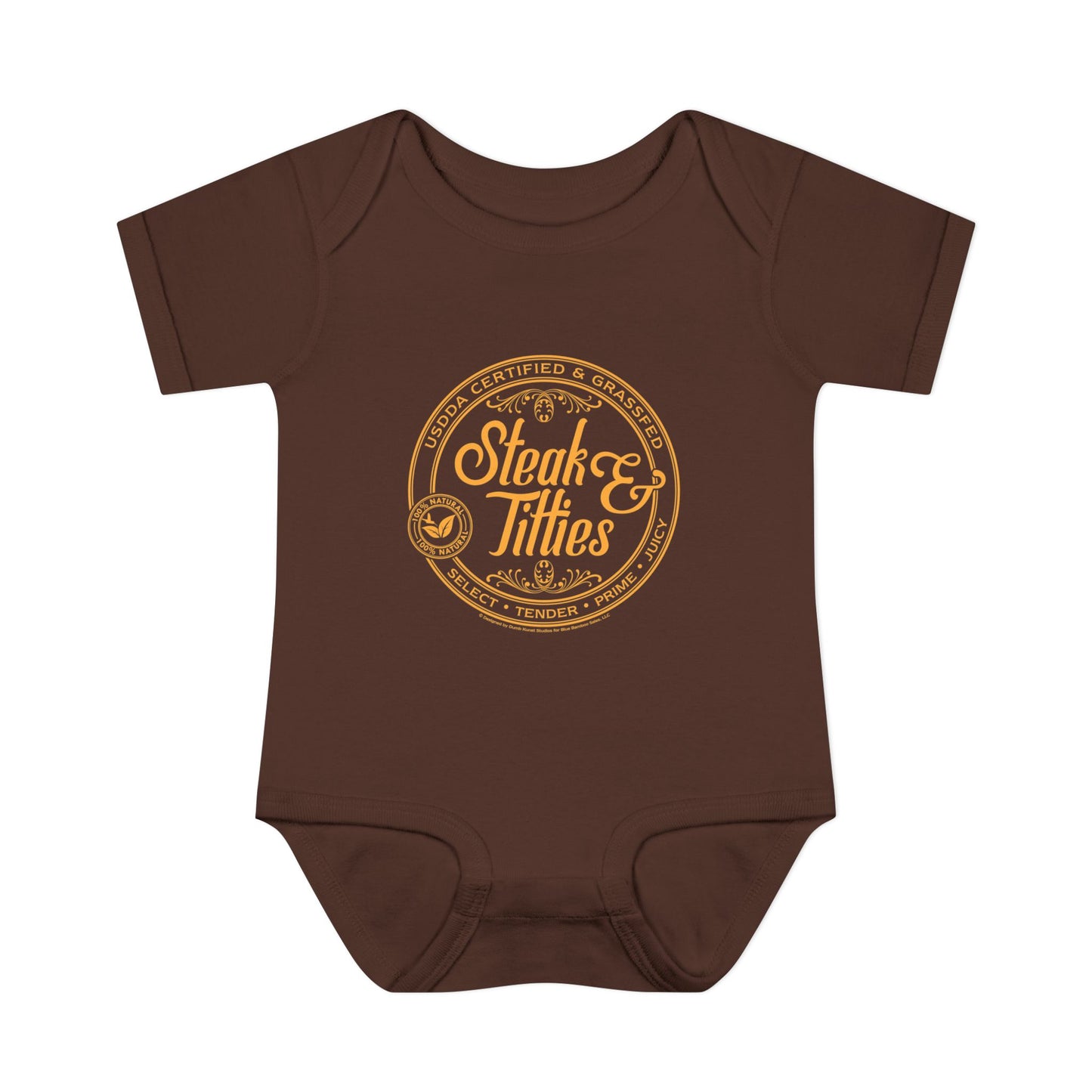 DK225: Steak & Titties - Infant Sized Onsie