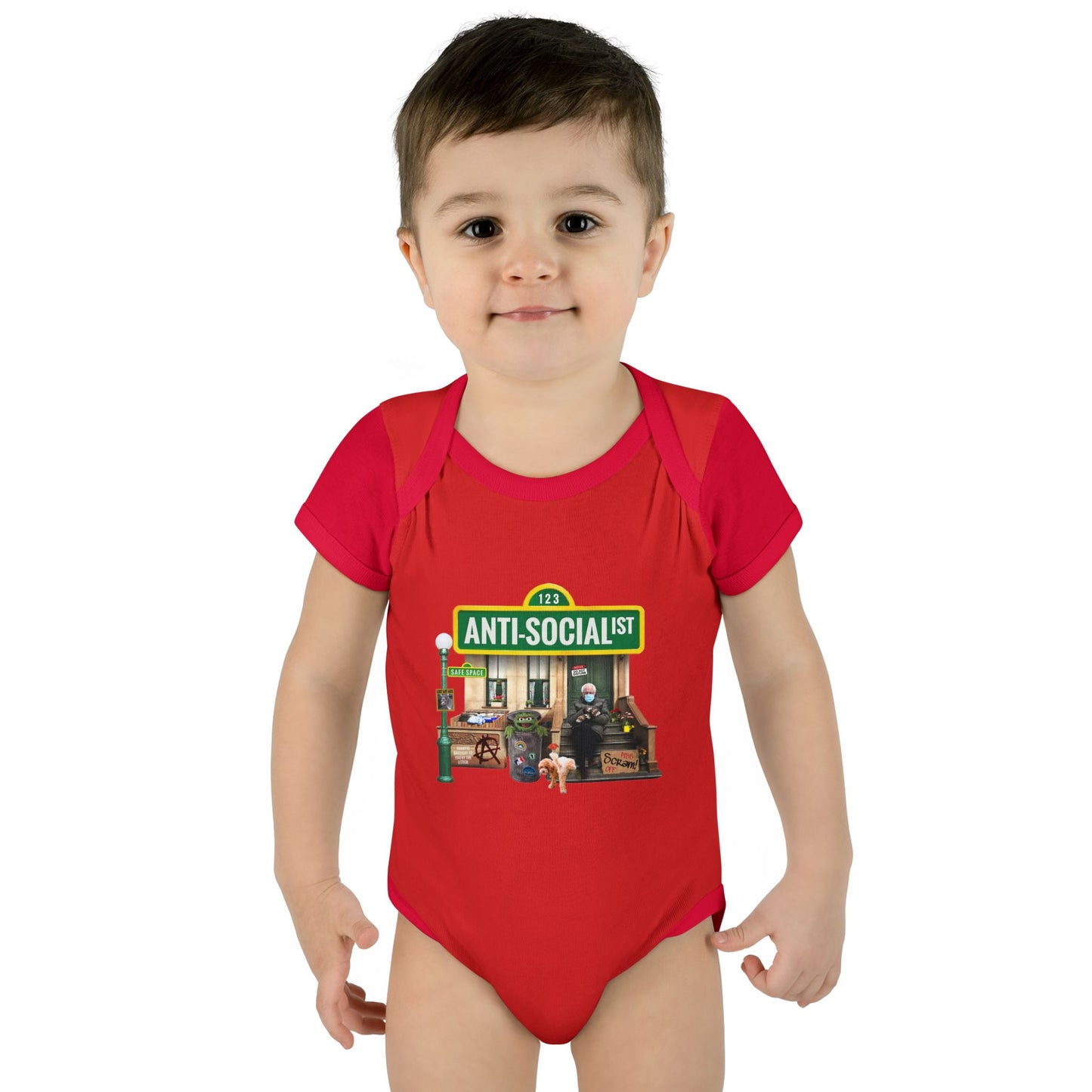 DK58: Bernie The Grouch - Infant Sized Onsie
