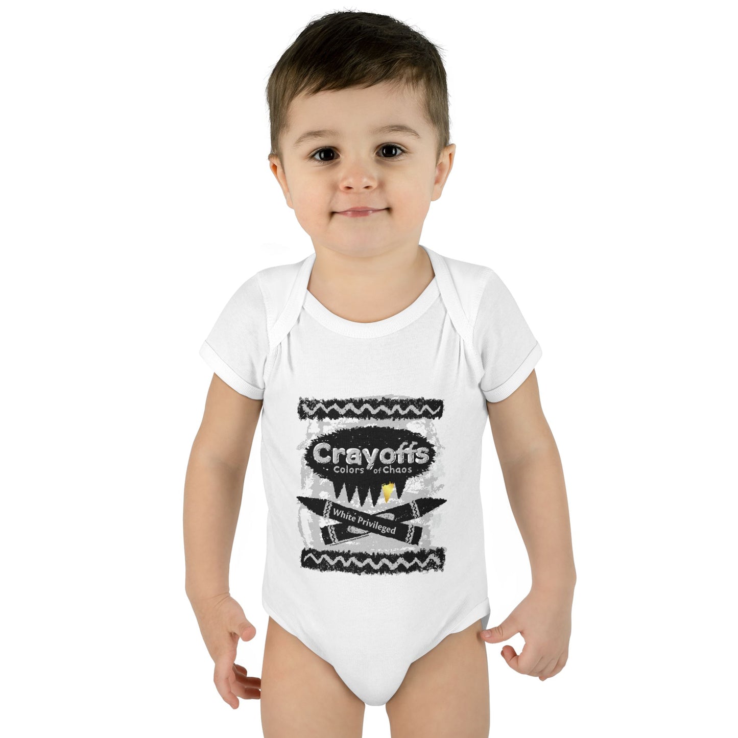 DK110: Crayoffs - Colors of Chaos - Infant Sized Onsie