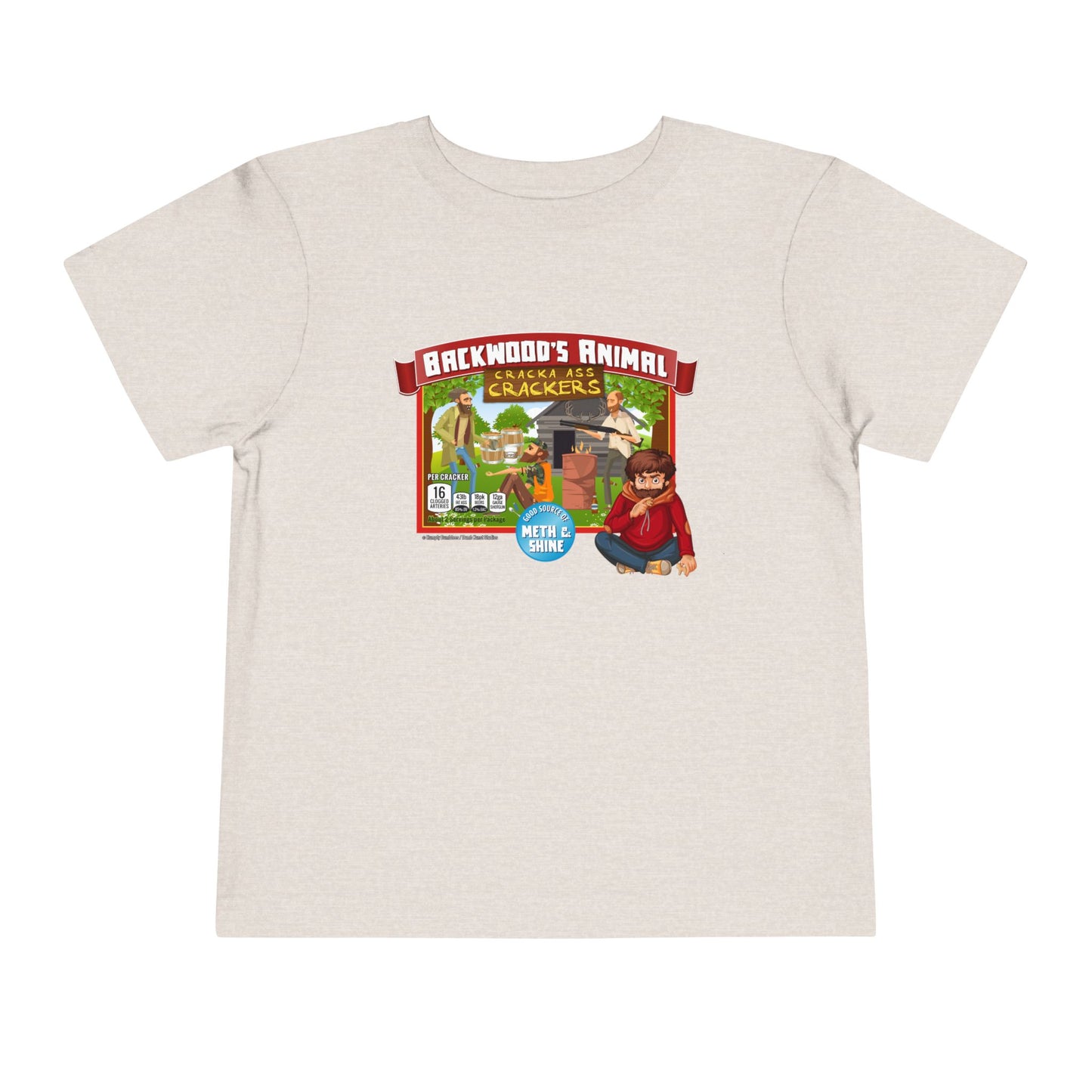 DK77: Animal Cracka' Ass Crackas - Toddler Sized T-Shirt