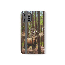 Load image into Gallery viewer, Moose Lodge 2427 - Woodlands Moose - Flip Organizational Phone Cases (Select Phone Models)
