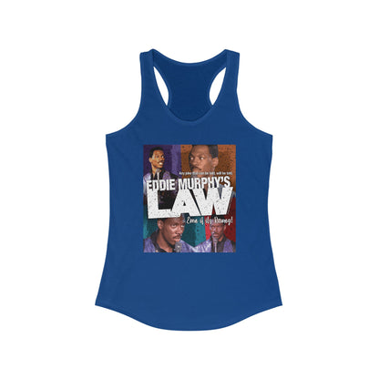 DK150: Eddie Murphy's Law - Ladies Racerback Tank