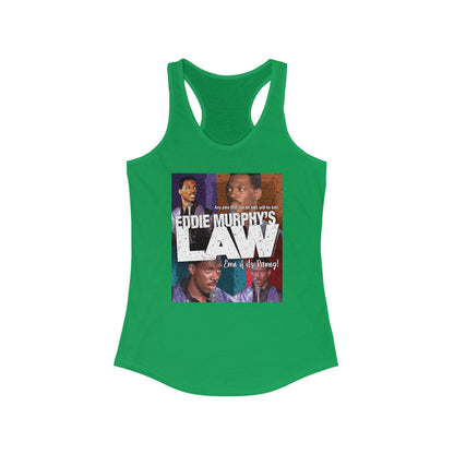 DK150: Eddie Murphy's Law - Ladies Racerback Tank