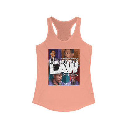 DK150: Eddie Murphy's Law - Ladies Racerback Tank