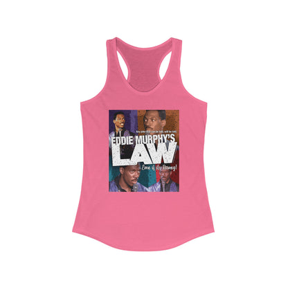 DK150: Eddie Murphy's Law - Ladies Racerback Tank
