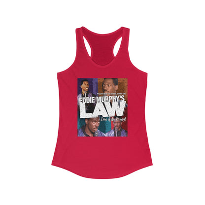 DK150: Eddie Murphy's Law - Ladies Racerback Tank