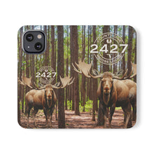 Load image into Gallery viewer, Moose Lodge 2427 - Woodlands Moose - Flip Organizational Phone Cases (Select Phone Models)
