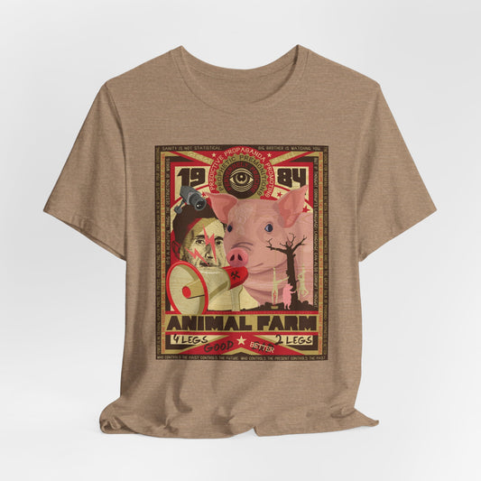 DK165: Oh Well Orwell (Propaganda Edition) - Unisex S/S T-Shirt