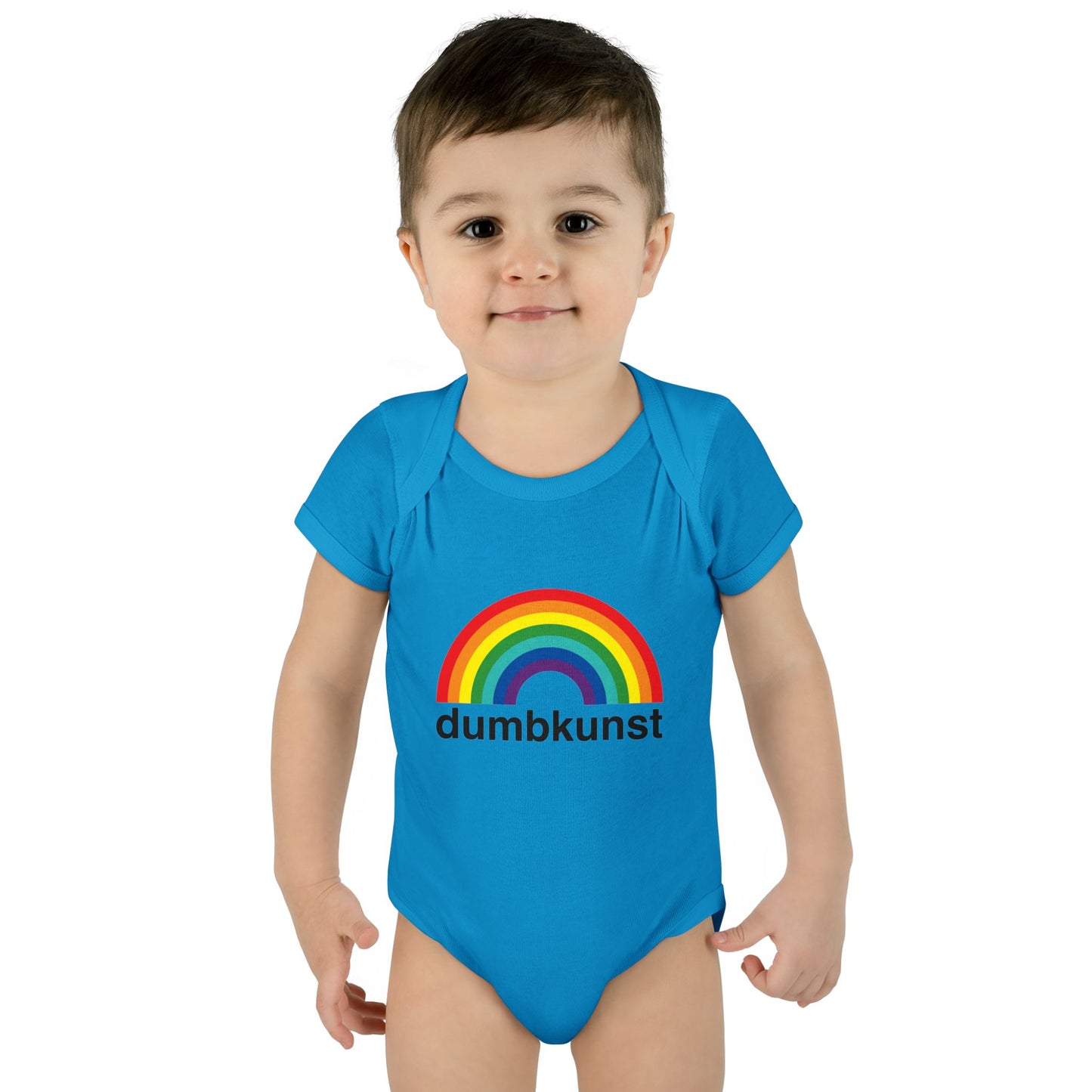 DK16: Dumb Kunst Under The Rainbow - Infant Sized Onsie
