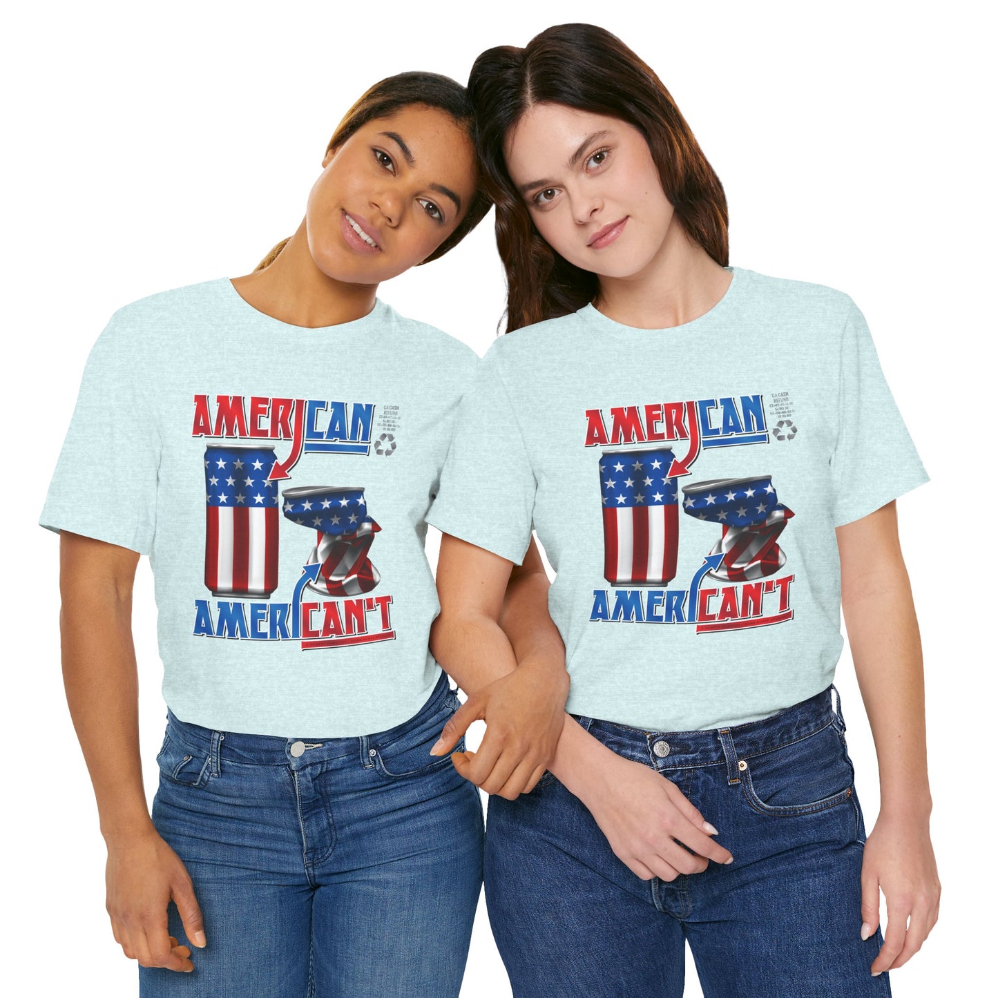 DK166: American't Recycling - Unisex S/S T-Shirt