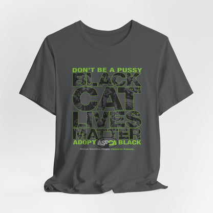 DK219: ASPCA (Black Cat Edition) - Unisex S/S T-Shirt