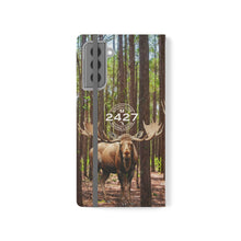 Load image into Gallery viewer, Moose Lodge 2427 - Woodlands Moose - Flip Organizational Phone Cases (Select Phone Models)
