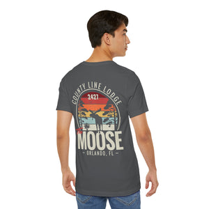 Moose Lodge 2427 - Florida Moose Sunset - Unisex T-Shirt (Front & Back Print)