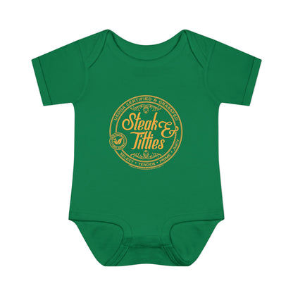 DK225: Steak & Titties - Infant Sized Onsie