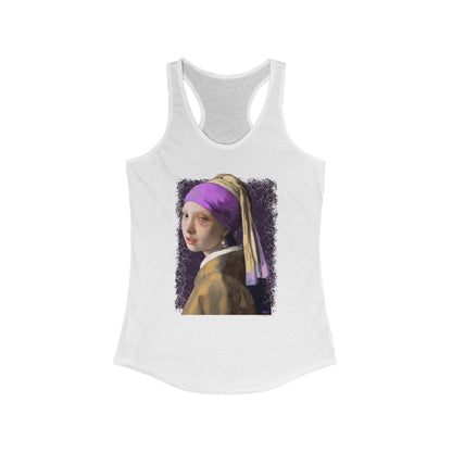 DK18: Girl With A Black Eye - Ladies Racerback Tank