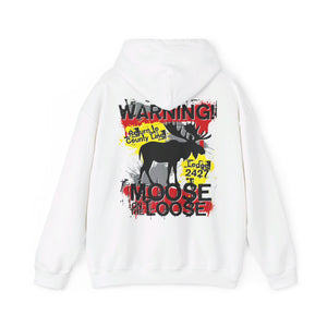 Moose Lodge 2427 - Loose Moose - Hooded Sweatshirt (Front & Back Print)