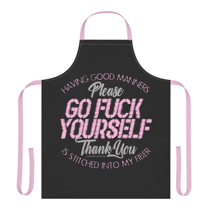 DK90: Please & Thank You (Go Fuck Yourself) - Twill Kitchen Apron