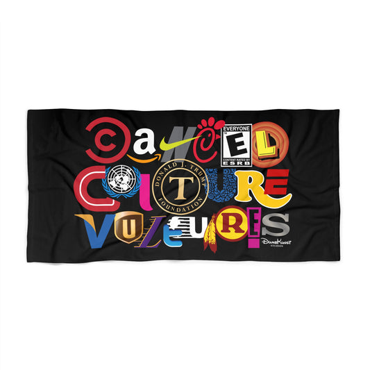 DK53: Cancel Culture (Vulture Edition) - 30"x60" Beach Towel