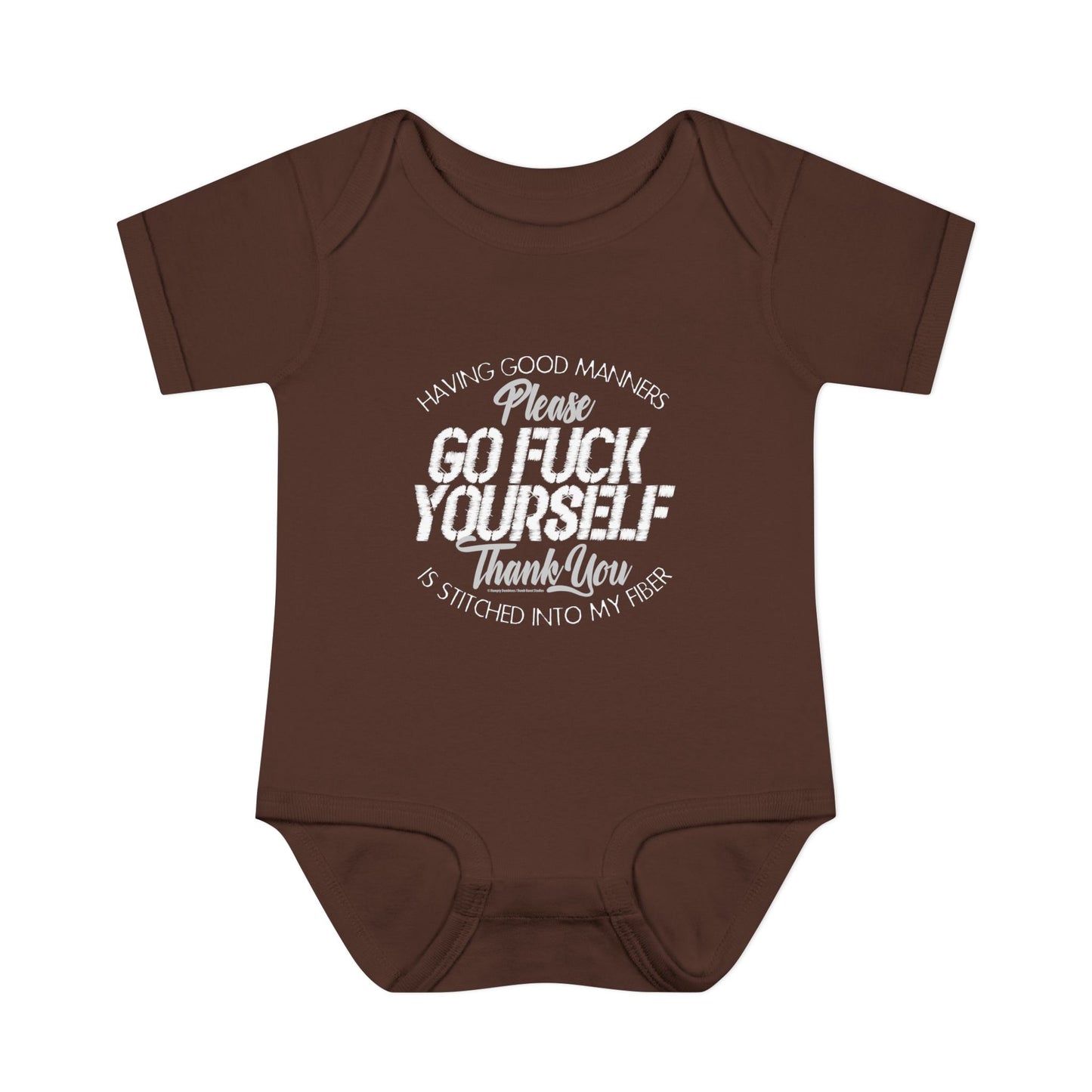 DK90: Please & Thank You (Go Fuck Yourself) - Infant Sized Onsie