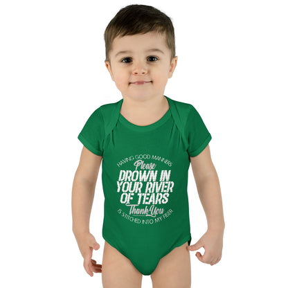 DK90: Please & Thank You (Drown In Your River of Tears) - Infant Sized Onsie