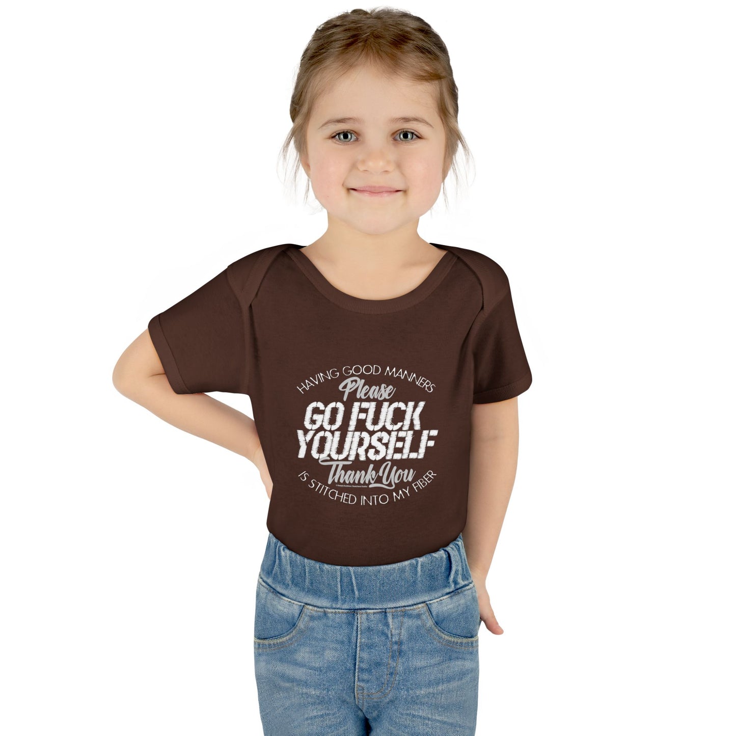 DK90: Please & Thank You (Go Fuck Yourself) - Infant Sized Onsie