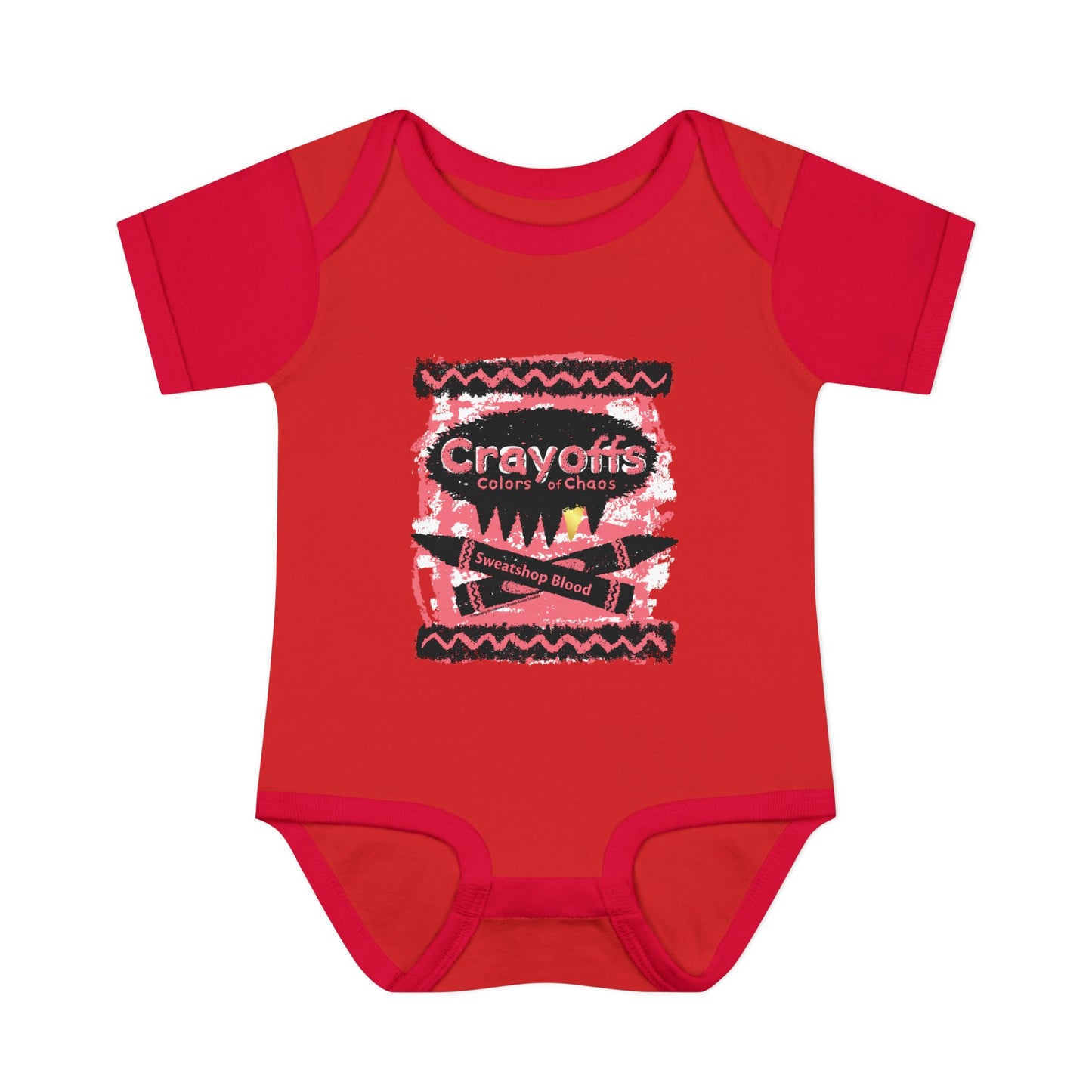 DK110: Crayoffs - Colors of Chaos - Infant Sized Onsie