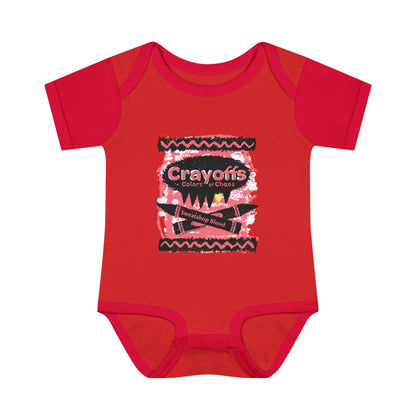 DK110: Crayoffs - Colors of Chaos - Infant Sized Onsie