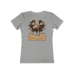 Moose Lodge 2427 - Moose Antlers - Women's T-Shirt (Front & Back Prints)